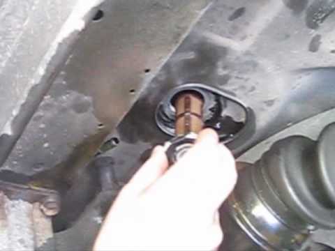 how to drain mercedes fuel tank