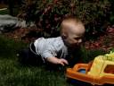 Oliver Crawling Outside Oliver Crawling Outside