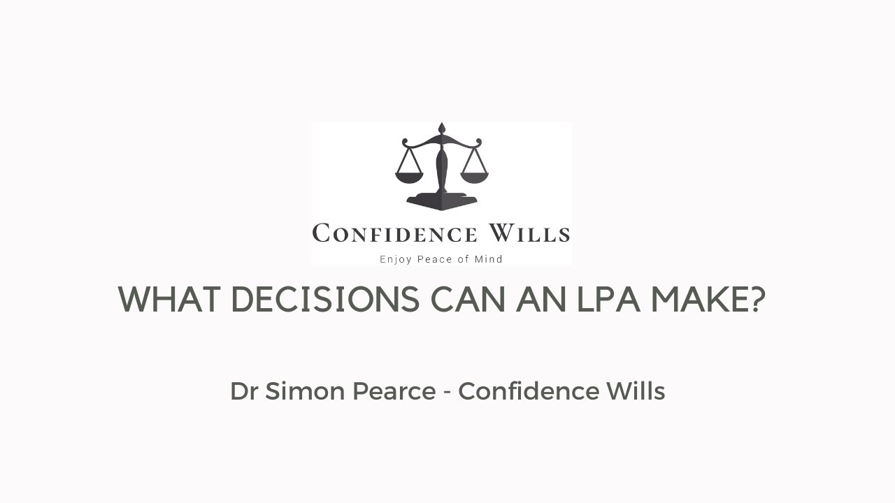 What Decisions can an LPA make