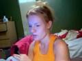 Beautiful young blond girl