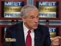 Meet the Press Ron Paul-We\