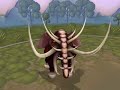 this is the newer version of my spore mammoth, he's a little bare on the behind but it certainly adds up from the front xd
