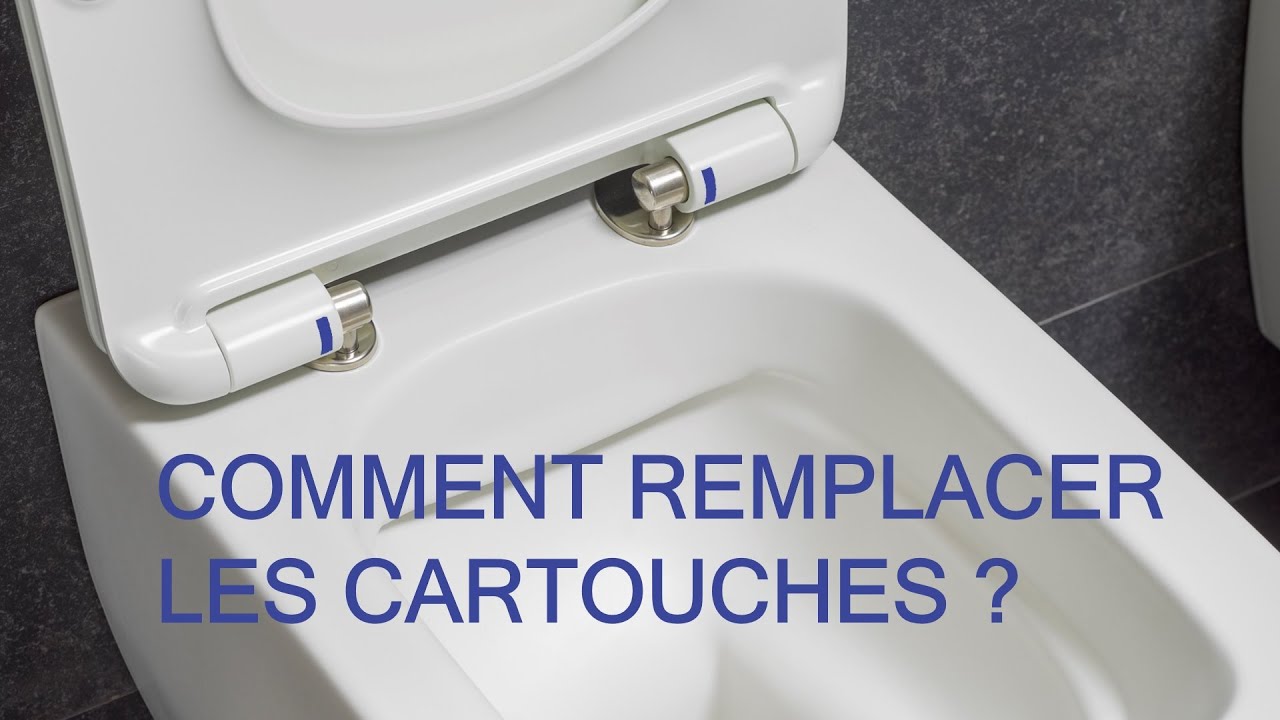 Remplacement des cartouches de l’abattant URBAN C, FORMA, ACRO COMPACT, ESSENCE C, VITAE, ARQUITECT SLIM, TONO, ACRO N, NEW LOUNGE, NEW NK CONCEPT