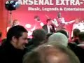 Ray Parlour caining Hoddle/Eileen Drewry During Q&A Session Ray Parlour caining Hoddle/Eileen Drewry During Q&A Session