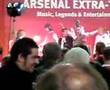 Ray Parlour caining Hoddle/Eileen Drewry During Q&A Session