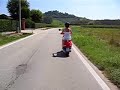Luce on the Vespa