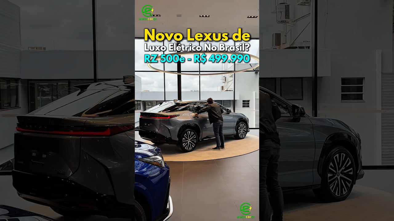 Novo Lexus de Luxo Elétrico No Brasil? Lexus RZ 500e - R$ 499.990⚡