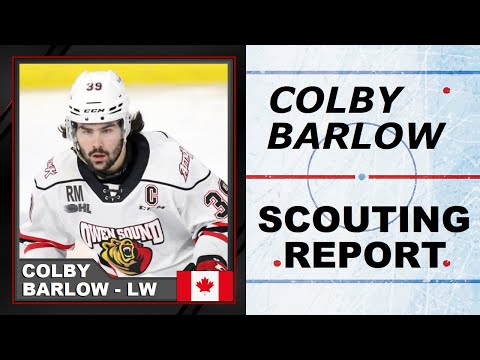 COLBY BARLOW Highlights 2023 NHL Draft Prospect