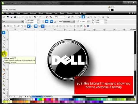 how to convert bitmap to vector in coreldraw x5