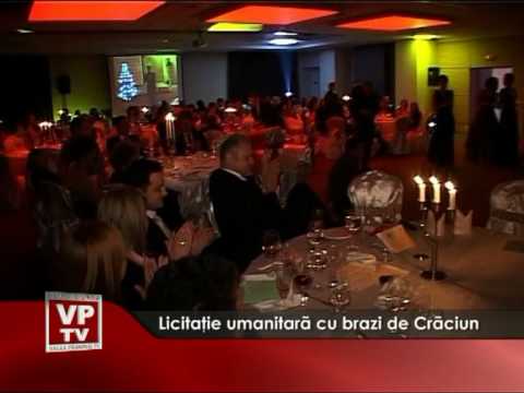 Licitaţie umanitarã cu brazi de Crãciun