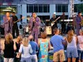 the band takes the stage, and eases in to  