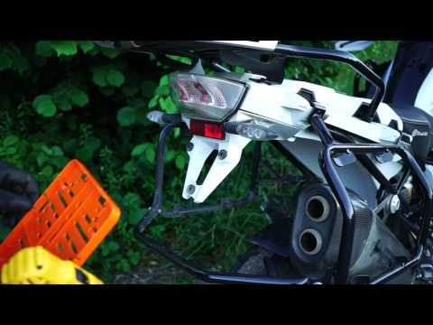 Motorrad Nummernschildhalter Kennzeichenhalter 180 x 200 KZH Rahmenlos