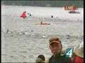 Mike Gonzalez of KXLY 4 At the Ford Ironman Coeur d'Alene Triathlon