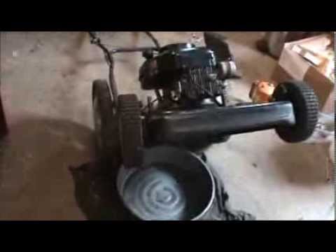 how to oil a lawn mower