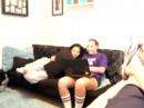 laughing at michaela