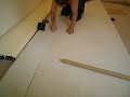 Carpet fitting mats way(running the weave)