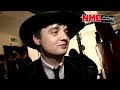 pete doherty backstage at the shockwaves nme awards 2009 after winning the best solo artist award. for loads more videos, check out: www.nme.com