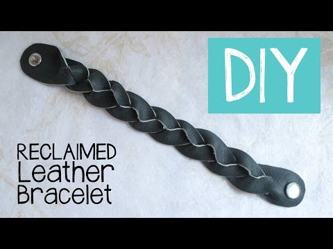 how to attach jewels to leather