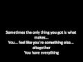 Nikka Costa - Everybody got their something - Lyrics