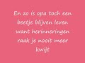 Marco Borsato - Opa (lyrics) Marco Borsato - Opa (lyrics)