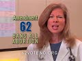No on 62 TV Ad - Same Bad Idea with a New Number - Dr. Kim Warner