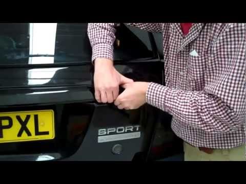 How to replace the upper tailgate panel on the Range Rover Sport 2005-2011