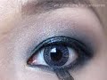 Blackened Green Smokey Eye: Night Time Shimmer Series