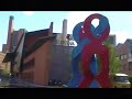 i filmed this when the architects and workers have just finished the new centre around the potsdamer platz in berlin out of the blue. the music is by a group called channel light vessel (roger eno, bill nelson, kate st.john & laraaji) followed by a christmas song by johnny cash and a short outtake from captain beefheart's song 'dachau blues'.