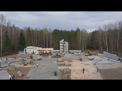 На мемарыяльным комплексе ў вёсцы Ала прайшоў суботнік видео