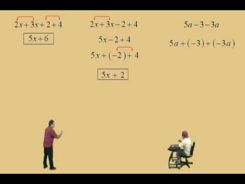 how to collect like terms