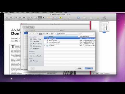 how to join pdf files mac