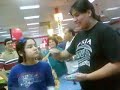 My birthday.... I got caked by Rudy... ^~^