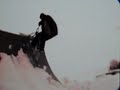 riding the snow bike mayy beringer
