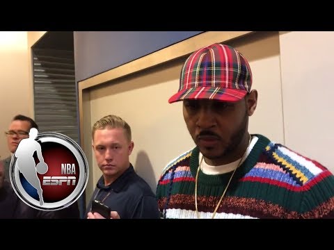 Video: Carmelo Anthony talks Thunder's loss to Celtics and Kyrie Irving| NBA on ESPN