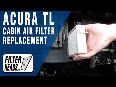 Cabin air filter replacement- Acura TL