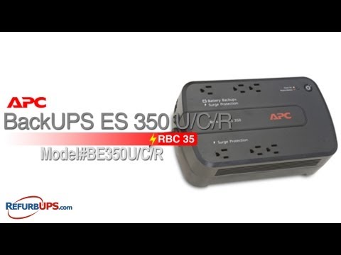 how to replace apc es 350 battery