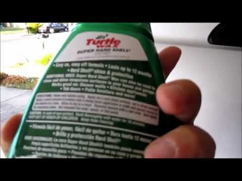 how to apply turtle wax