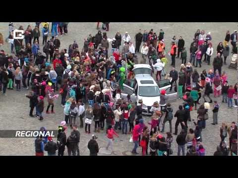 Harlem Shake Flashmob auf dem Greifswalder Marktplatz