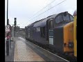 DRS 37606 & 37611 at York with Network Rail Test Train