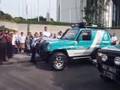 Dato\' Shamsul Azhar, the CEO of MISC Berhad, flagging off the PETRONAS Adventure Team from Dayabumi.