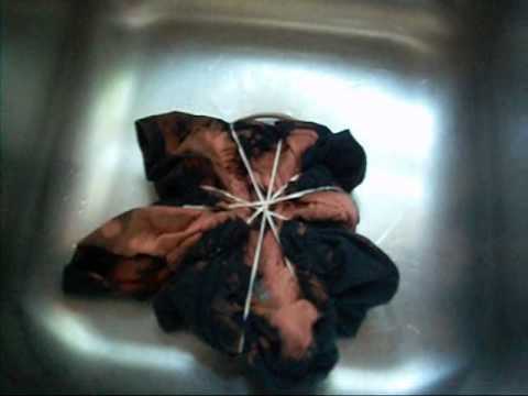 how to dye sweater black