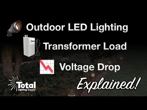 Voltage Drop explained in low voltage outdoor landscape lighting
