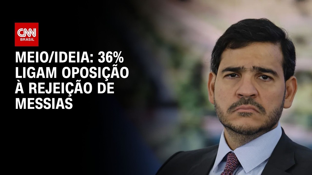 Meio/Ideia: para 36%, rejeição de Messias a STF foi articulação da oposição | CNN NOVO DIA