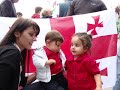 Georgian  Protest in London against facism Russia