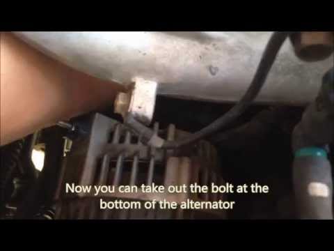 (How To replace) Alternator Replacement on a 2001 Kia Sephia