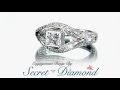 1.45 ctw. Princess Diamond Engagement Ring