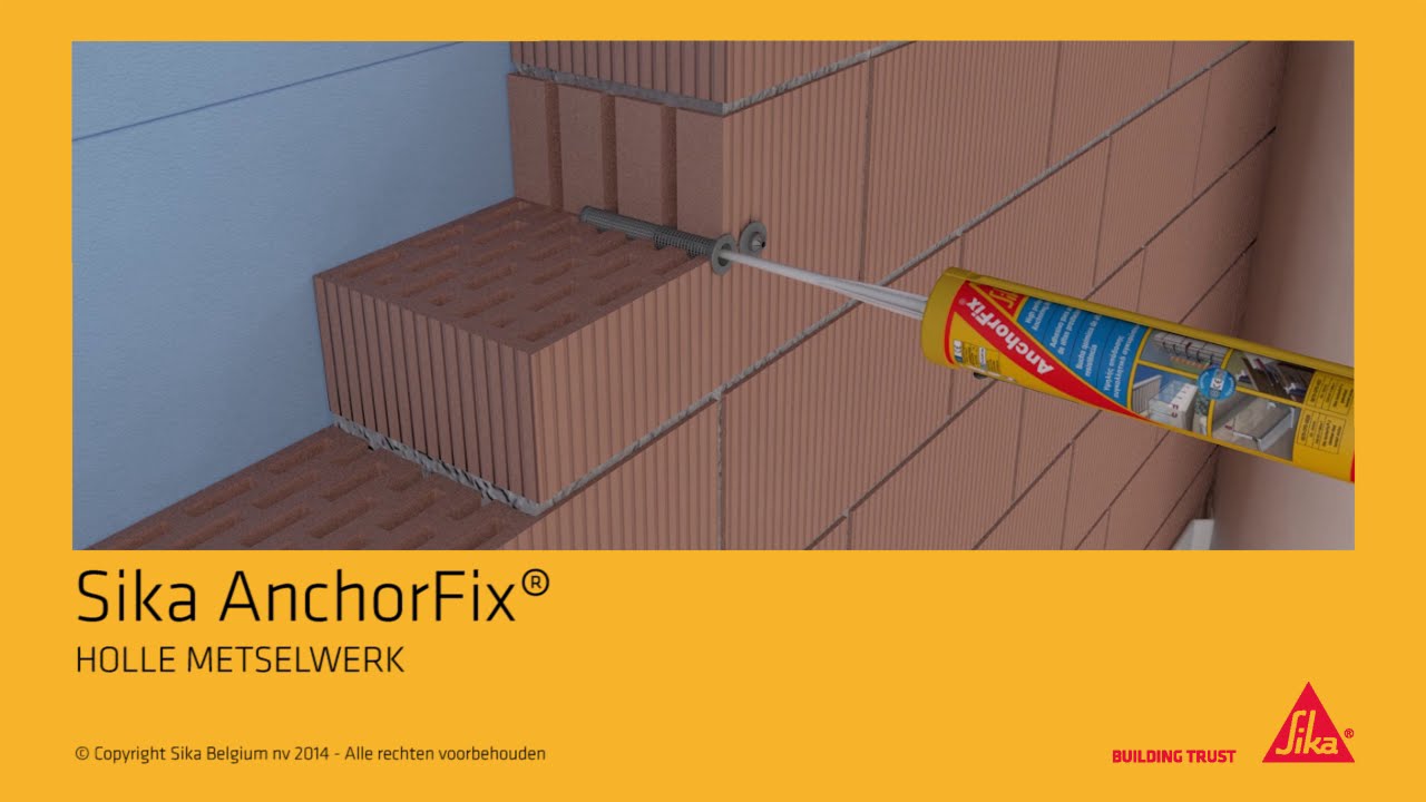 productvideo Sika Anchorfix-1 Chemisch anker 300ml