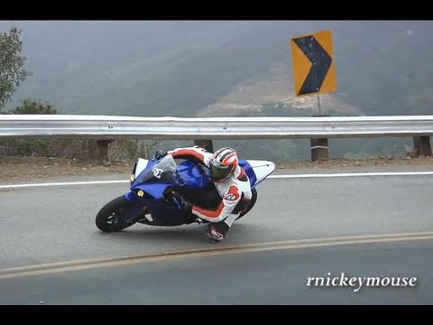 R1 - Group of mostly R1's riding in fog and slight drizzle. Helicopter Gopro - http://www.youtube.com/watch?v=KeVKqCRhXCw The video is same day and just a couple ...