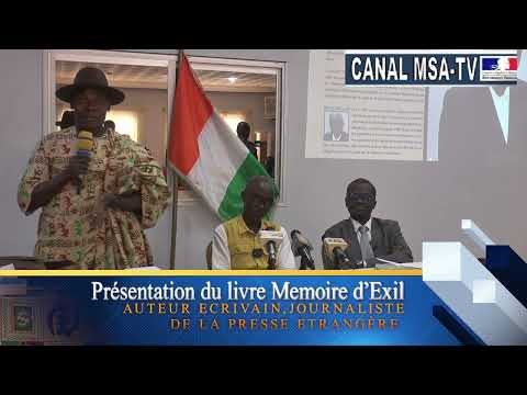 COTE D'IVOIRE: L'AUTEUR DE L'OUVRAGE MEMOIRE D'EXIL LE JOURNALISTE PIERRE KALOU FAIT LE TEMOIGNAGE D' UN EXIL BOULEVERSSANT