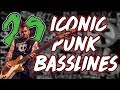 20 Iconic Punk Bass Lines